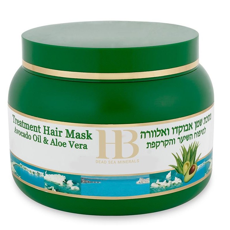 Masque traitant pour cheveux à l'huile d'Avocat + Aloe Vera (250 ml)