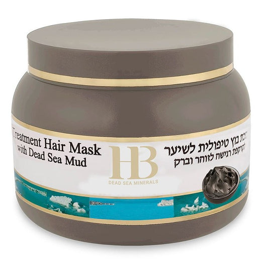 Masque traitant pour cheveux à la boue de la Mer Morte (250 ml)